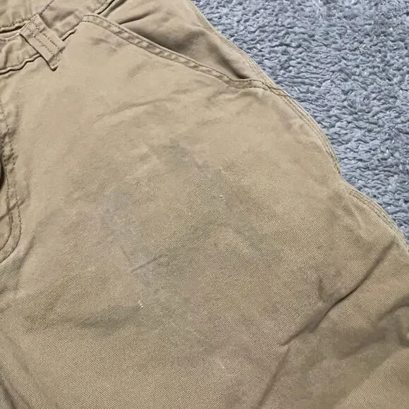 Carhartt Pants Mens 32 x32 Tan Relaxed Rugged Flex Canvas Work - Picture 5 of 12